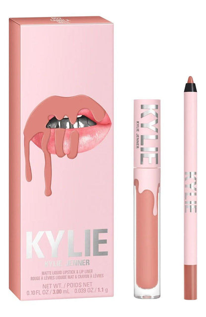 Kylie Cosmetics Lip Kit in Candy K – Mattier Lippenstift & Lip Liner Set (3 ml)