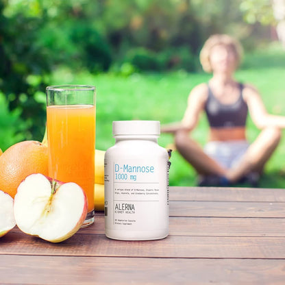 D-Mannose 1000 mg mit Cranberry-Konzentrat, Hagebutte und Acerola – 60 Kapseln für die Harnwegsgesundheit