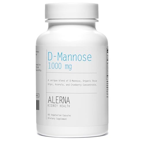 D-Mannose 1000 mg mit Cranberry-Konzentrat, Hagebutte und Acerola – 60 Kapseln für die Harnwegsgesundheit