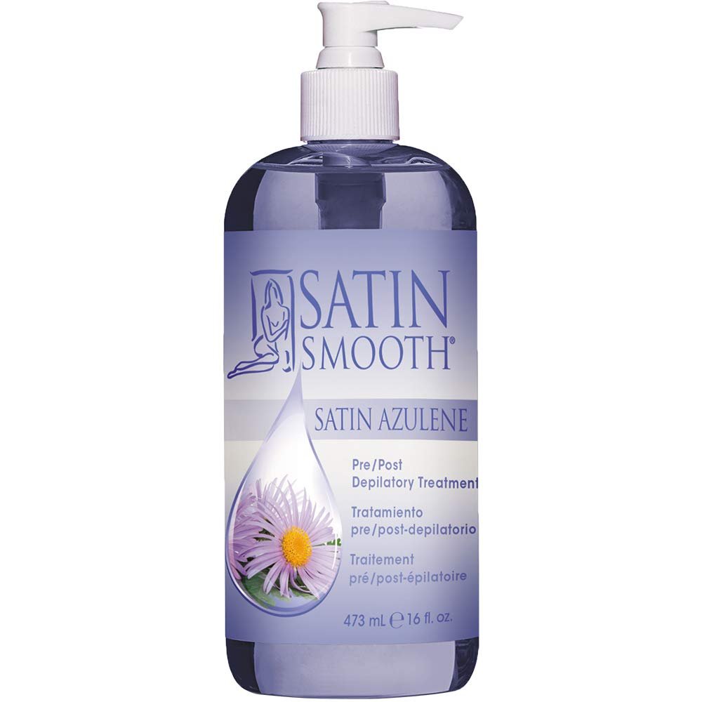 Satin Smooth Azulene Pre/Post Depilatory Treatment, 473 ml – Beruhigende Pflege vor und nach der Haarentfernung