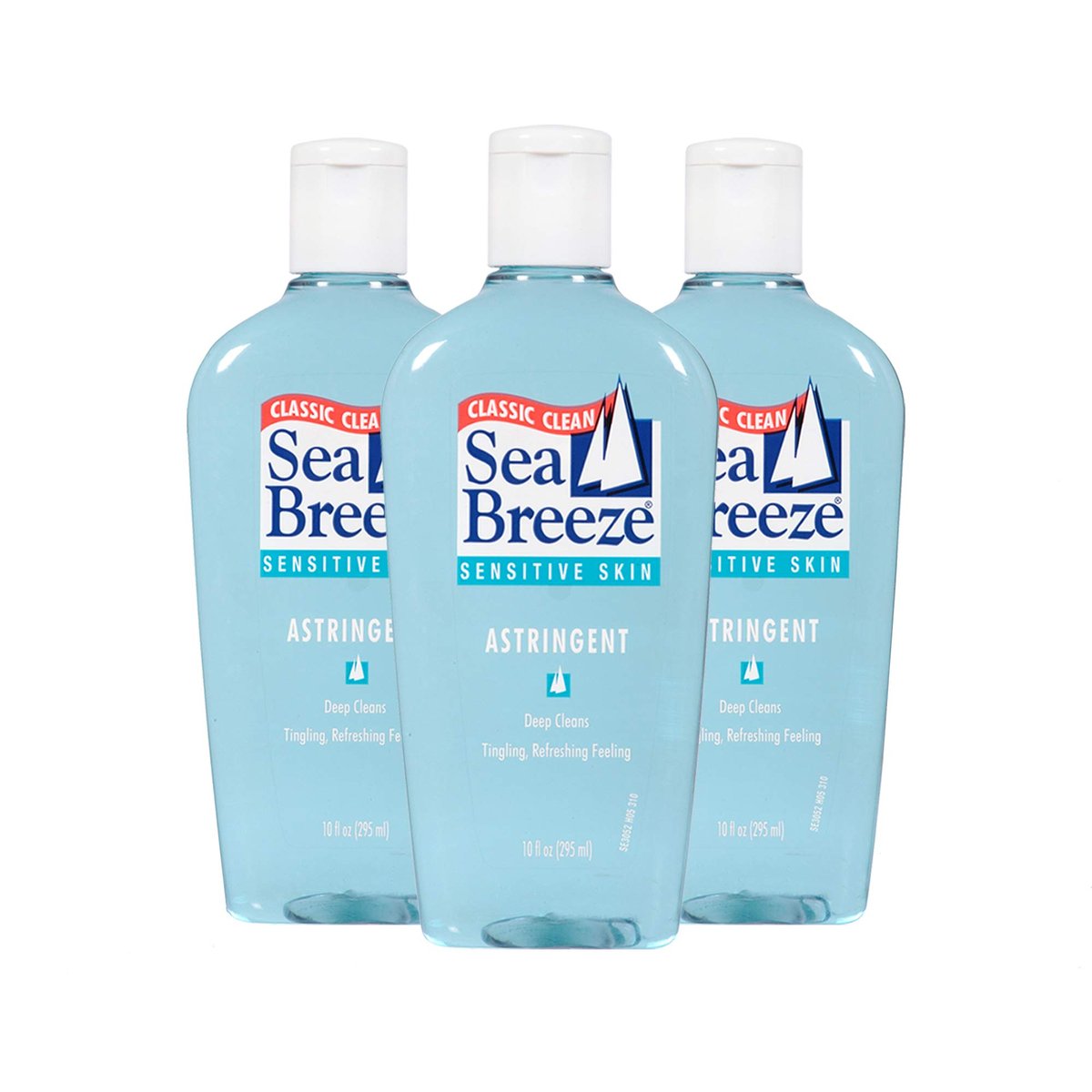 Seabreeze Deep Cleaning Facial Astringent für empfindliche Haut, 10 Flüssigunzen (3er-Pack) (SE03052WM)