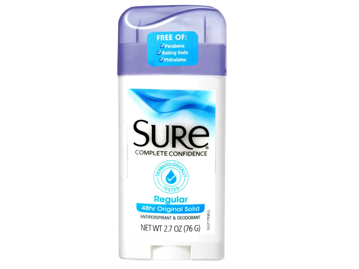 SURE Antiperspirant Deodorant Fest, 2,6 oz, 6er-Pack – Zuverlässiger Schutz für den ganzen Tag
