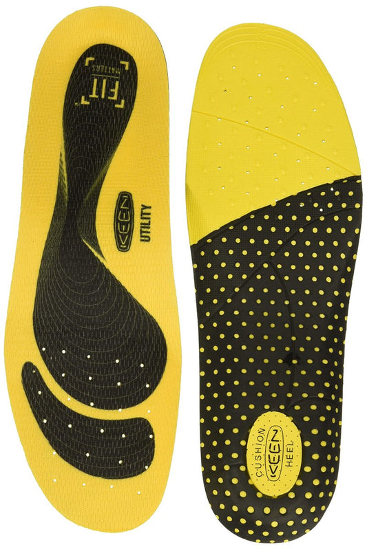 KEEN Utility K-10 Ersatz-Einlegesohlen für Herren – Gelb/Gelb, Größe L