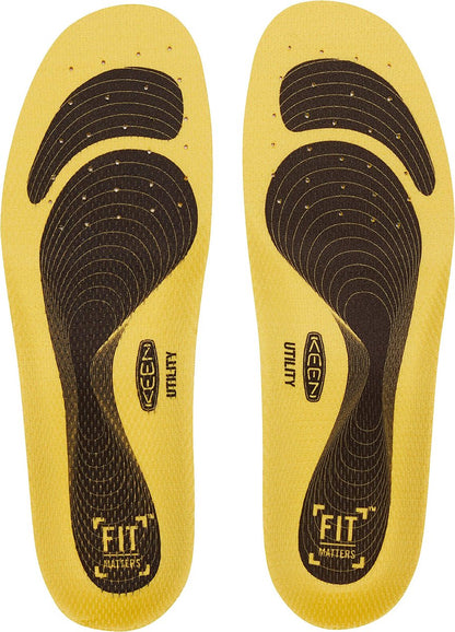 KEEN Utility K-10 Ersatz-Einlegesohlen für Herren – Gelb/Gelb, Größe L