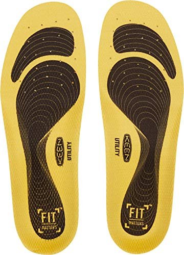 KEEN Utility K-10 Ersatz-Einlegesohlen für Herren – Gelb/Gelb, Größe L