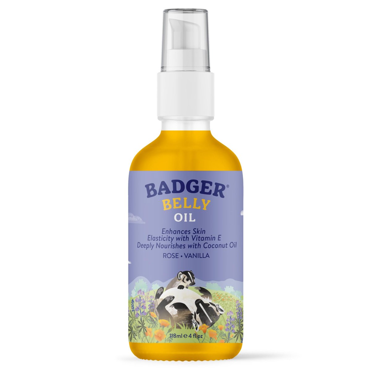Badger Bio Schwangerschaftsöl - mit Jojoba & Kokosnuss - 118 ml
