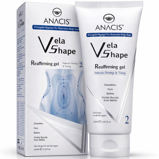 Anacis Bio-Active Body Sculpting & Firming Gel – Fortschrittlicher Peptid- & EGF-Komplex gegen Crepey Skin – Reduziert Cellulite-Erscheinung und Dellen – Kühlende Contour-Behandlung – 150 ml