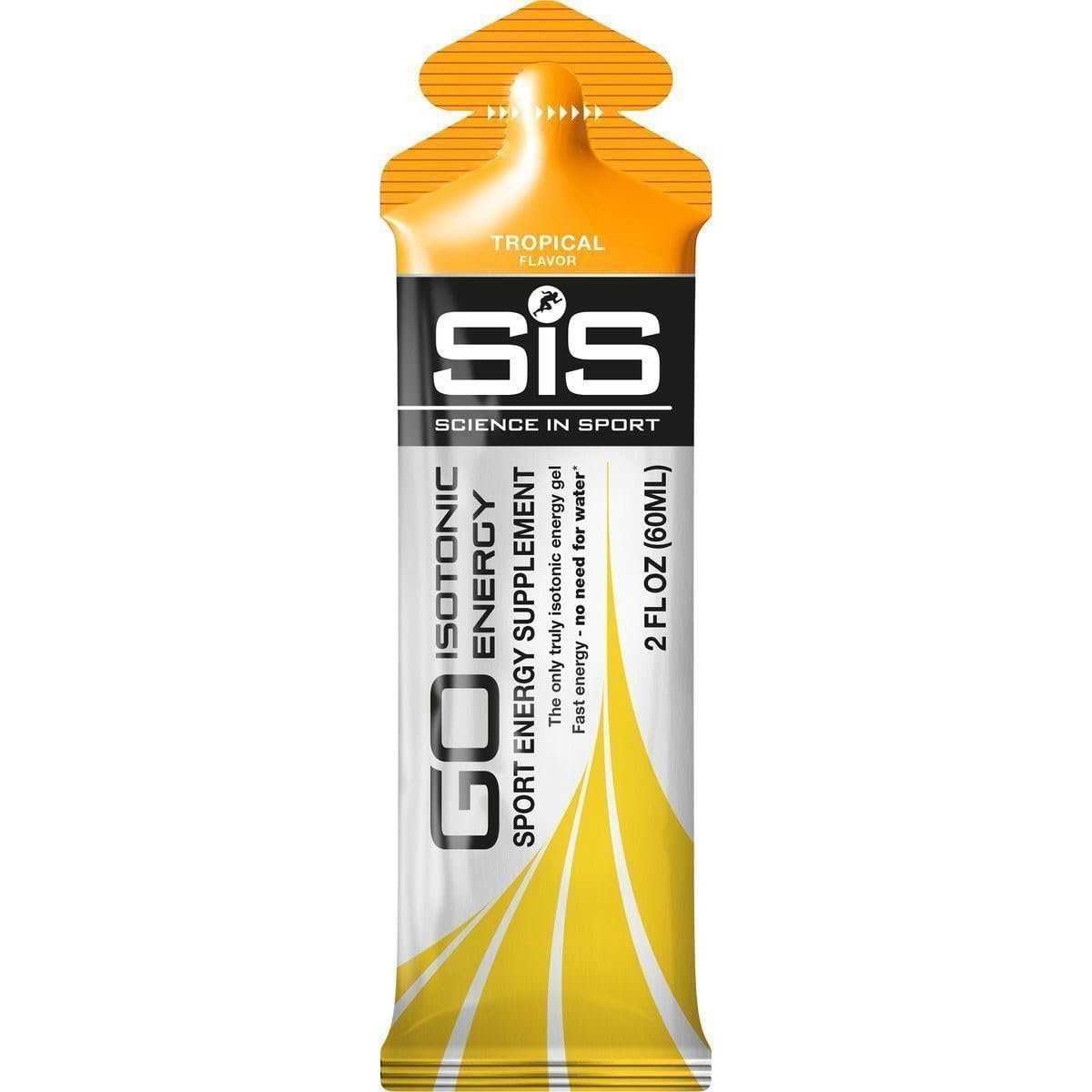 Science in Sport Energy Gel Pack – 6er-Pack isotonische Energie-Gels mit 22g schnell wirkenden Kohlenhydraten, tropischer Geschmack, 2 Fl Oz
