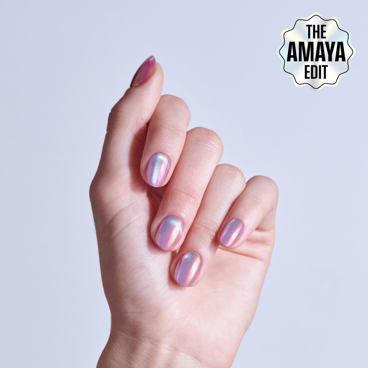 Kiss Glam 'One n Only' Press-On Nägel – Kurz, Rund, Pink – 32 Nägel inklusive Kleber