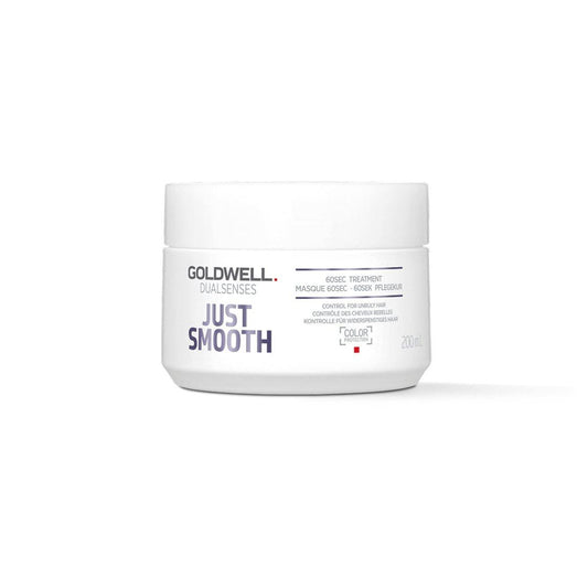 Goldwell Dualsenses Just Smooth Taming 60sec Treatment 200ml – Glättende Haarkur für geschmeidiges Haar