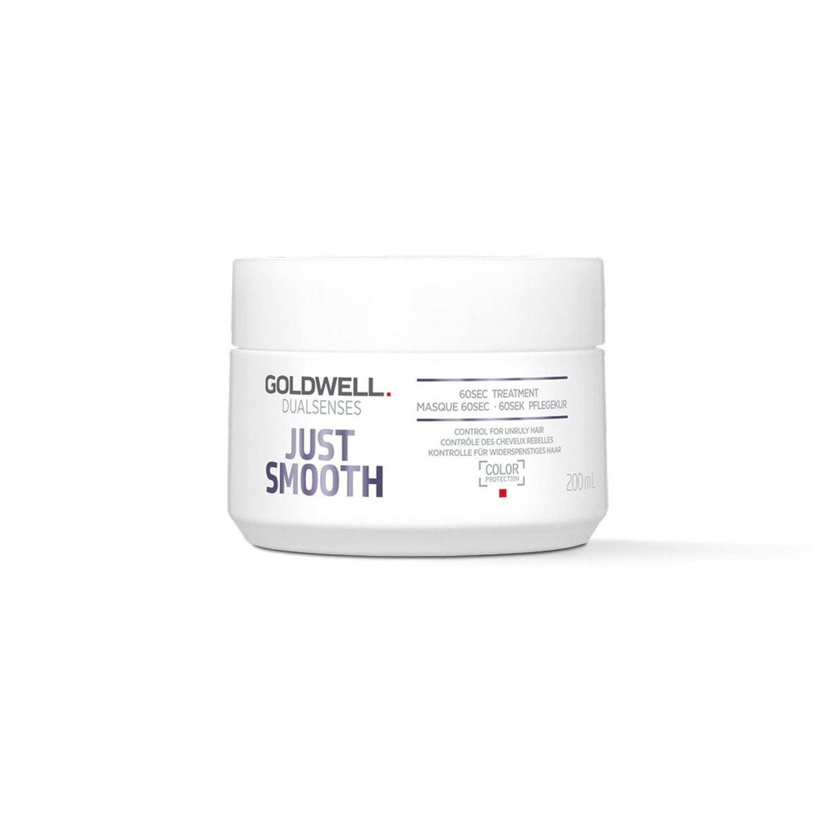 Goldwell Dualsenses Just Smooth Taming 60sec Treatment 200ml – Glättende Haarkur für geschmeidiges Haar