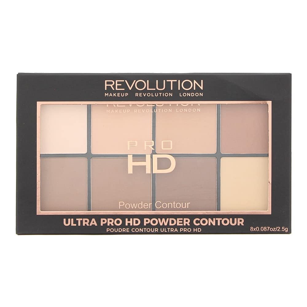 Makeup Revolution Ultra Pro Powder Contour – Konturpalette für helle bis mittlere Hauttöne