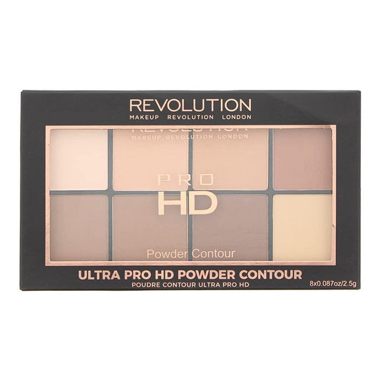 Makeup Revolution Ultra Pro Powder Contour – Konturpalette für helle bis mittlere Hauttöne
