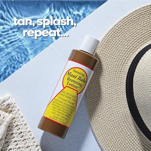 Maui Babe Before And After Browning Lotion, 2er-Pack – Bräunungslotion vor und nach dem Sonnenbad, Hergestellt in den USA, 236 ml