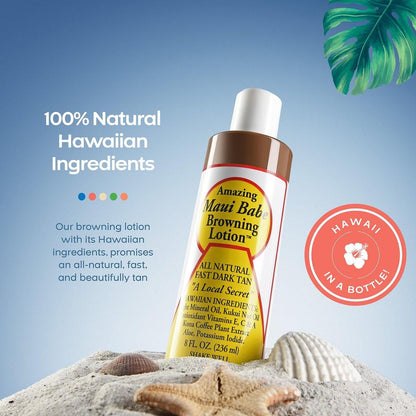 Maui Babe Before And After Browning Lotion, 2er-Pack – Bräunungslotion vor und nach dem Sonnenbad, Hergestellt in den USA, 236 ml