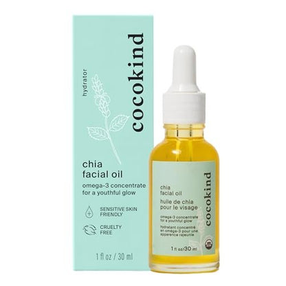 Cocokind Bio-Chia-Gesichtsöl mit Kamille – 30 ml