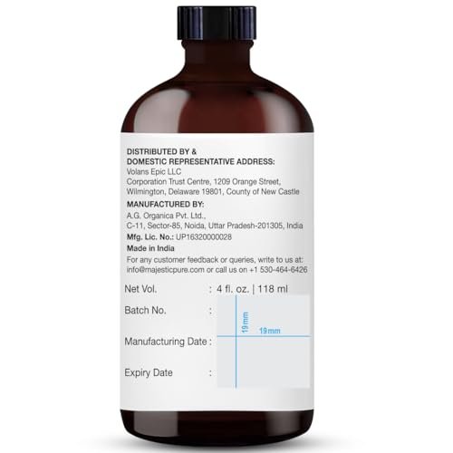 Majestic Pure Oregano Öl 100% rein & natürlich – 118 ml mit Glaspipette für Diffuser, Aromatherapie, Seifen- und Kerzenherstellung