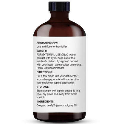 Majestic Pure Oregano Öl 100% rein & natürlich – 118 ml mit Glaspipette für Diffuser, Aromatherapie, Seifen- und Kerzenherstellung