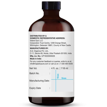 Majestic Pure Oregano Öl 100% rein & natürlich – 118 ml mit Glaspipette für Diffuser, Aromatherapie, Seifen- und Kerzenherstellung