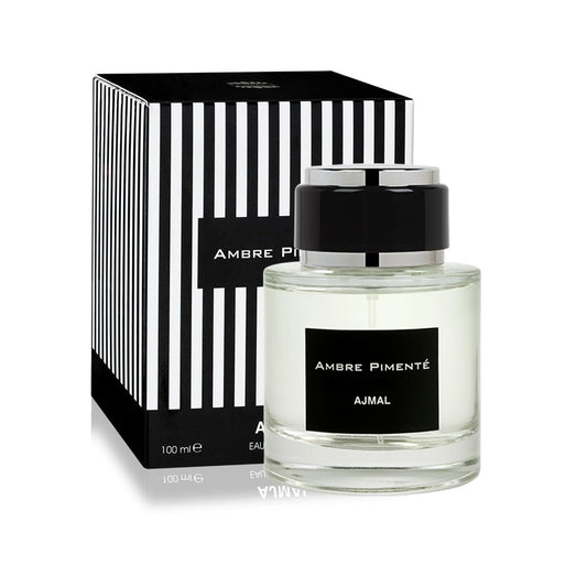Ajmal Ambre Pimente Eau de Parfum – 100 ml – Warm, sinnlich & langanhaltend – Unisex-Duft aus Dubai mit Amber, Gewürzen & holzigem Moschus