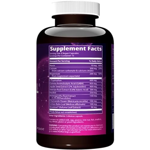 MRM Relax-All Nahrungsergänzungsmittel - Stressunterstützung für Männer & Frauen, mit GABA, L-Theanin & Magnesium, fördert mentale Ausgeglichenheit & Muskelentspannung, vegan, glutenfrei - 15 Portionen