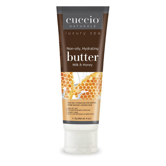 Cuccio Naturale Butter Blends Ultra-Feuchtigkeitsspendende Körpercreme – Milch & Honig – 118 ml