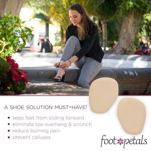 Foot Petals Ball-of-Foot Cushions – Metatarsal-Pad für Damen – Khaki – 1 Paar