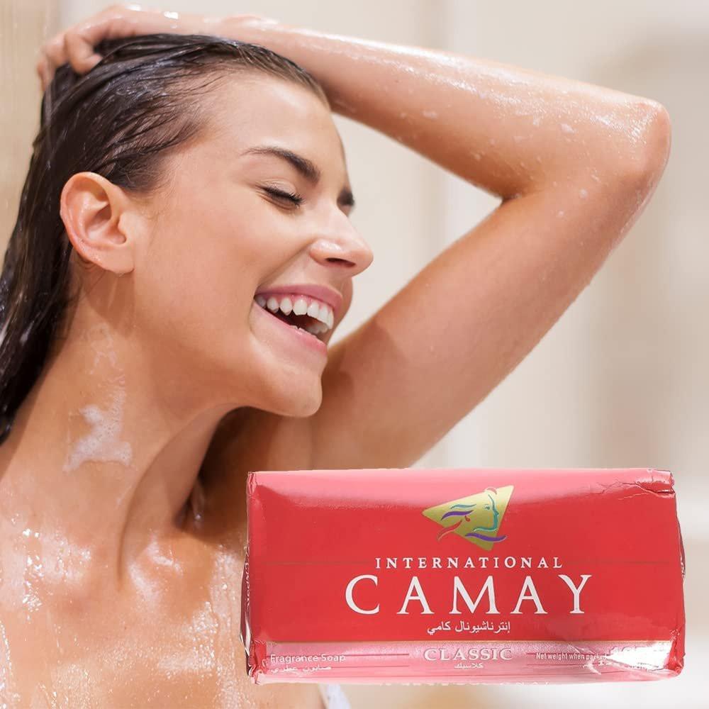 Camay Classic Seife – Feuchtigkeitsspendende Pflegeseife, zart duftend, 4 Unzen (12 Stück)