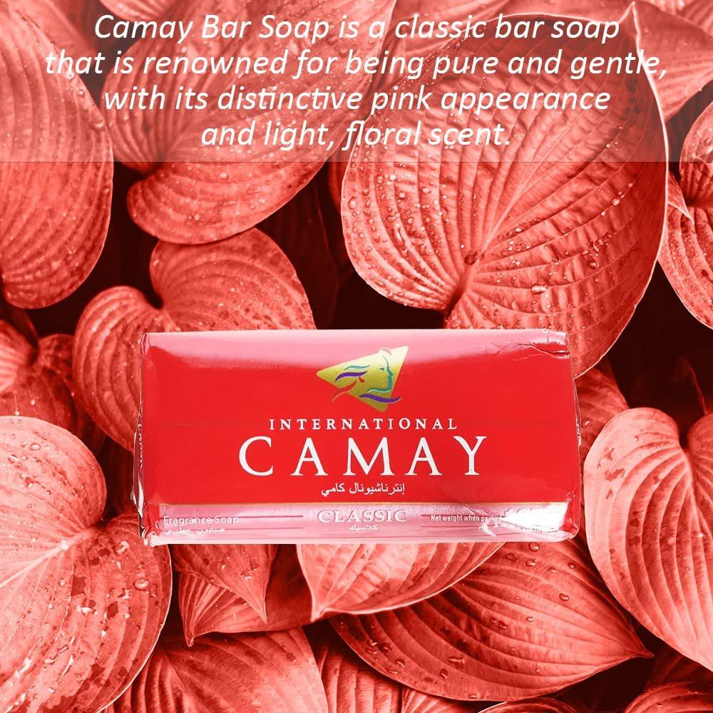Camay Classic Seife – Feuchtigkeitsspendende Pflegeseife, zart duftend, 4 Unzen (12 Stück)