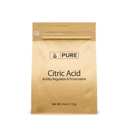 PURE ORIGINAL INGREDIENTS Zitronensäure – Ökologische Verpackung, natürlich, Säureregulator (4 Unzen)