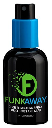 FunkAway Geruchsentferner Spray für Schuhe, Kleidung und Ausrüstung, 100 ml, Nicht-Aerosol; Mini-Größe für Reisen, Ideal für Sporttasche, Handtasche, Spind oder Koffer