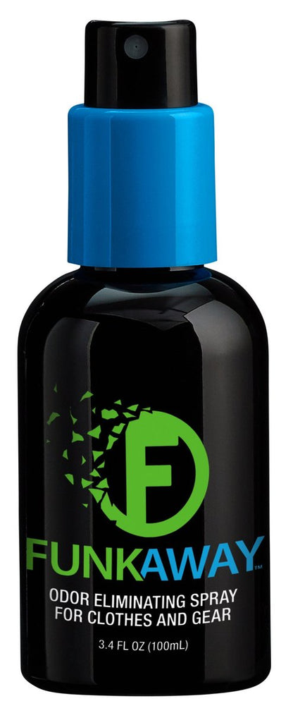 FunkAway Geruchsentferner Spray für Schuhe, Kleidung und Ausrüstung, 100 ml, Nicht-Aerosol; Mini-Größe für Reisen, Ideal für Sporttasche, Handtasche, Spind oder Koffer
