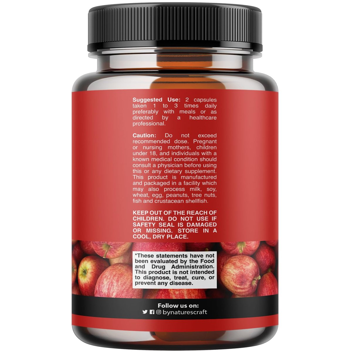 Cleansing Apfelessig Kapseln – ACV Reinigung & Entgiftung für Darm und Verdauung mit Schlankmachendem Cayenne – Extra Starke ACV Kapseln für Darmreinigung und Ganzkörper-Entgiftung – 60 Stück