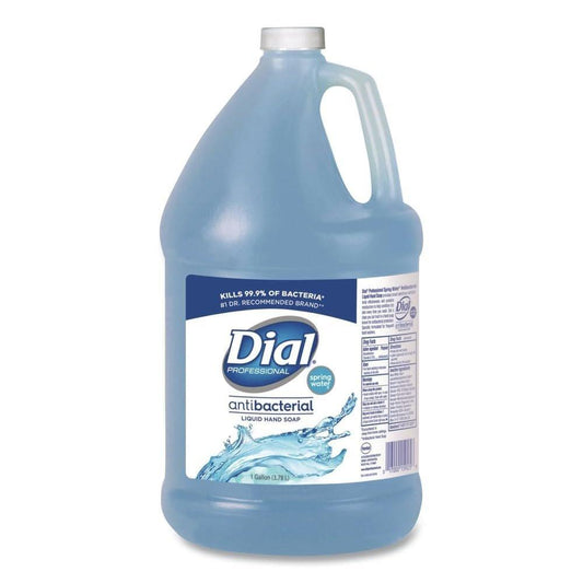 Dial Antibakterielle Flüssigseife für die Hände, Frühlingswasser-Duft, 3,78 l Flasche