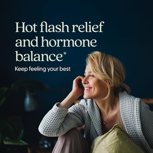 New Chapter Menopause Supplement - Estrotone Kräuter-Hormonbalance für Frauen in den Wechseljahren, mit Traubensilberkerze zur Linderung von Hitzewallungen und Nachtschweiß + Mönchspfeffer, ohne zugesetzte Hormone - 30 Stück