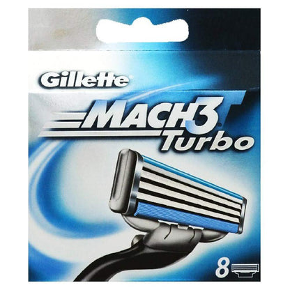 Gillette Mach3 Turbo Rasierklingen Nachfüllpackungen 8 Stück