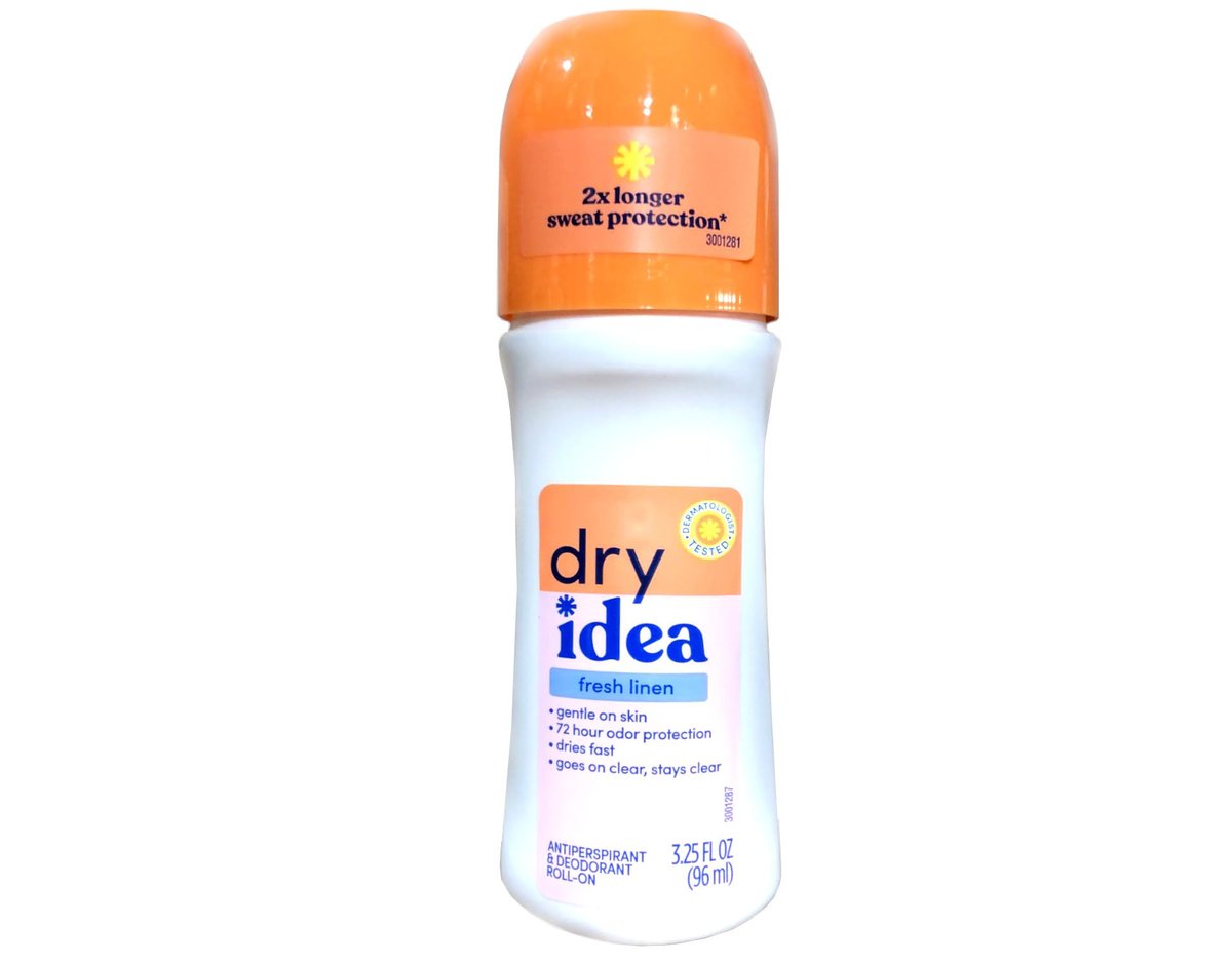 Dry Idea Fresh Linen Roll-On Antiperspirant Deodorant, 92 g