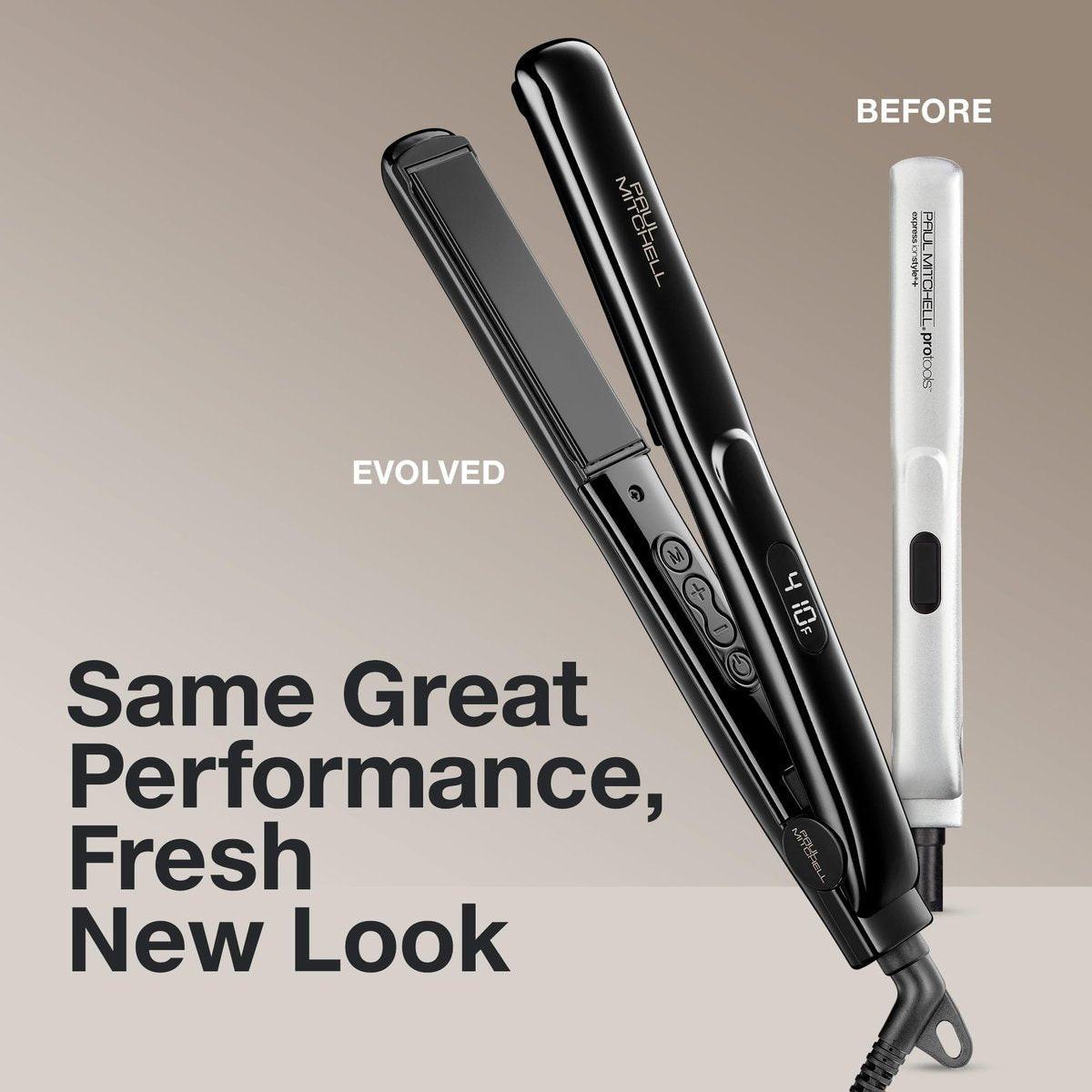 Paul Mitchell Style+ 1" Keramik-Glätteisen mit verstellbaren Temperaturen – zum Glätten und Locken