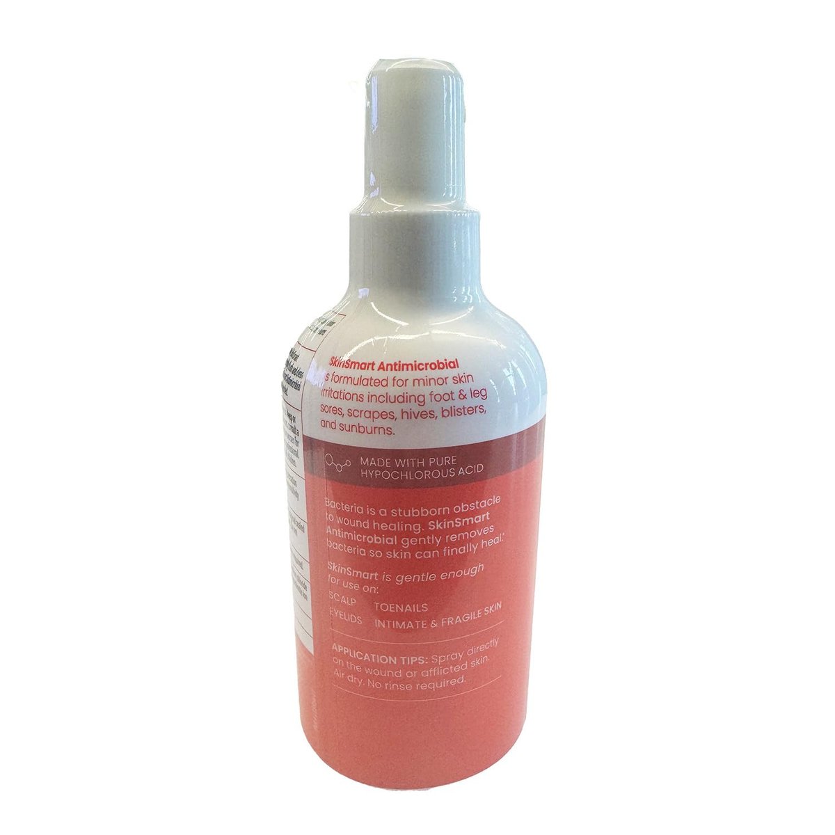 SkinSmart Antimicrobial Wundtherapie – Hypochlorige Säure entfernt Bakterien sicher, damit Wunden heilen können – 237 ml Klarspray