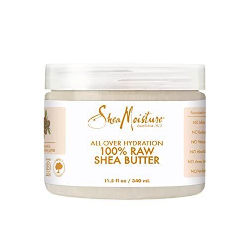 SheaMoisture All-Over Hydration Ultra-Healing Body Butter mit 100% roher Sheabutter für trockene Haut, 11,5 oz