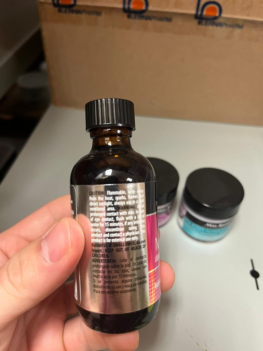 Mia Secret Acryl-Pulver & Monomer Set – 2oz Liquid + 1oz Clear + 1oz Pink Acrylpulver für Nagelkunst