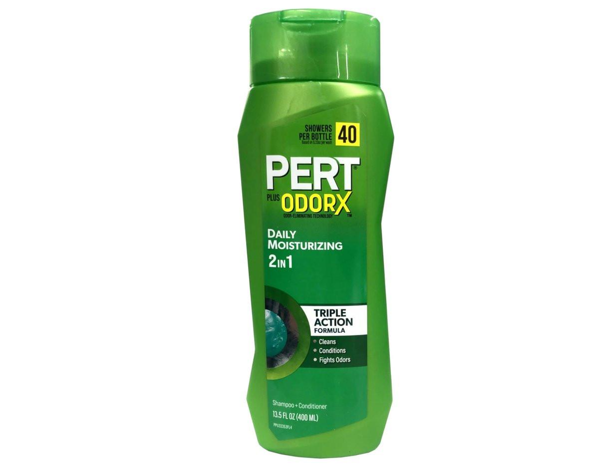 Pert Plus OdorX Tägliche Feuchtigkeitspflege 2-in-1 Shampoo & Conditioner (13,5 fl. oz., 6er-Pack)