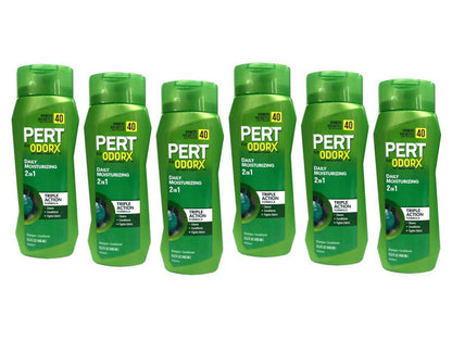Pert Plus OdorX Tägliche Feuchtigkeitspflege 2-in-1 Shampoo & Conditioner (13,5 fl. oz., 6er-Pack)