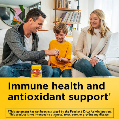 Nature Made Kids First Vitamin C Gummis für Kinder – Nahrungsergänzungsmittel zur Unterstützung des Immunsystems, 110 Gummis, 110 Tage Vorrat