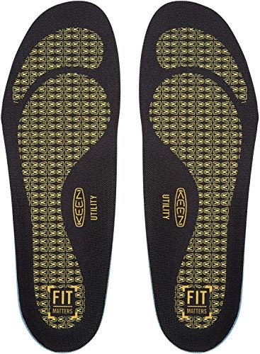 KEEN Utility Herren K-20 Cushion Einlegesohlen – Stoßdämpfende EVA-Innensohle für Arbeitsschuhe (Schwarz, X-Large)