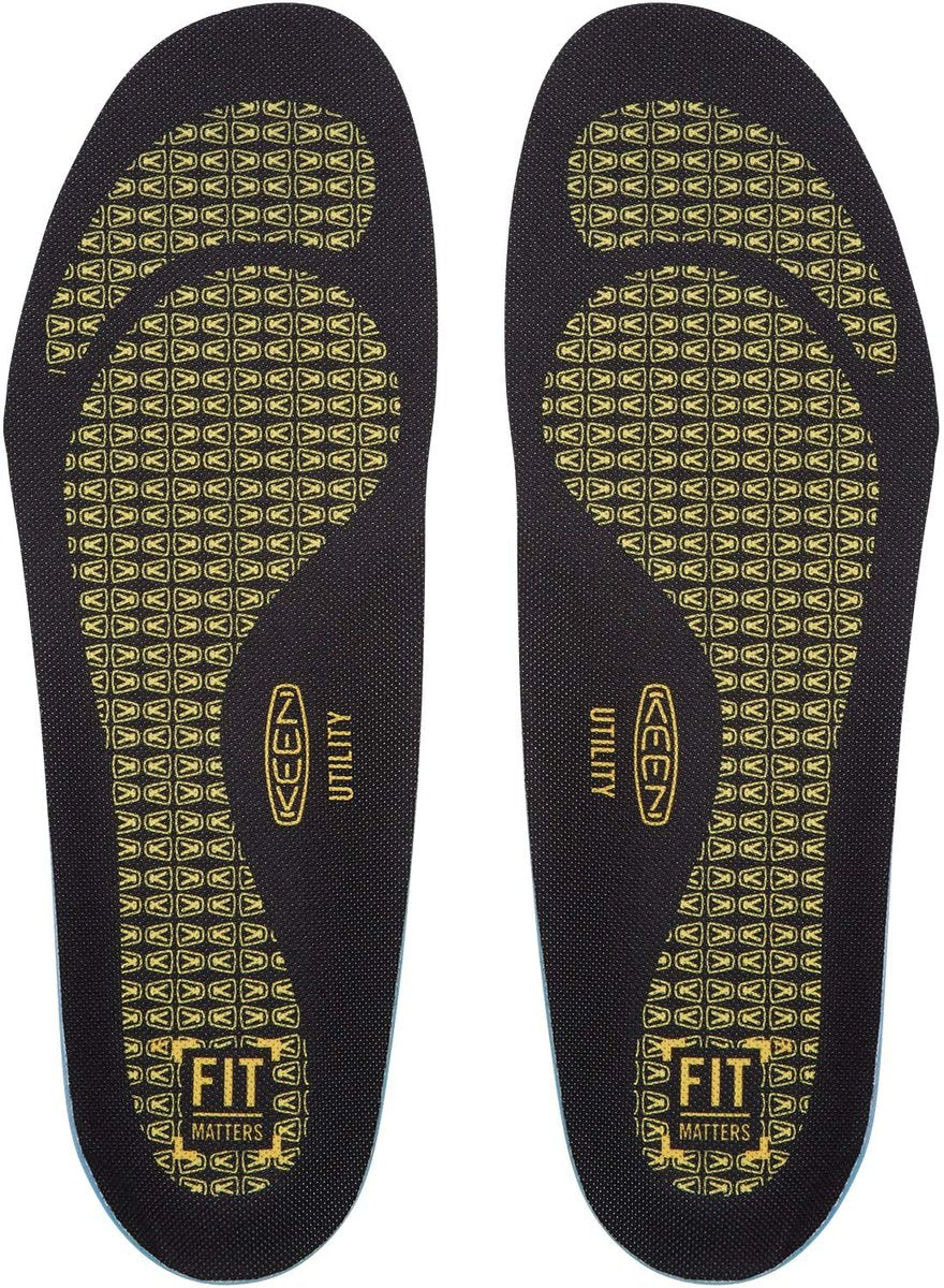 KEEN Utility Herren K-20 Cushion Einlegesohlen – Stoßdämpfende EVA-Innensohle für Arbeitsschuhe (Schwarz, X-Large)