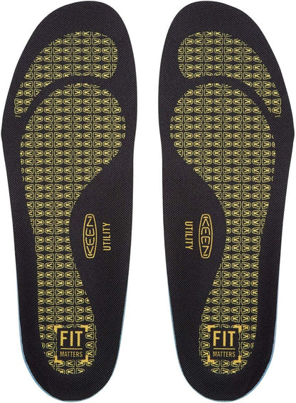 KEEN Utility Herren K-20 Cushion Einlegesohlen – Stoßdämpfende EVA-Innensohle für Arbeitsschuhe (Schwarz, X-Large)