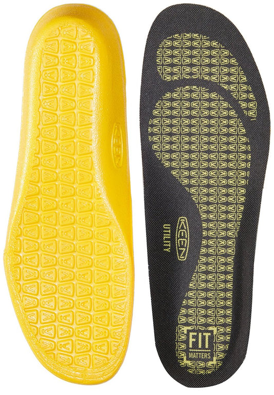 KEEN Utility Herren K-20 Cushion Einlegesohlen – Stoßdämpfende EVA-Innensohle für Arbeitsschuhe (Schwarz, X-Large)