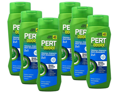 PERT 2-in-1 Shampoo und Conditioner Anti-Schuppen, 13,5 Fl Oz (6er-Pack)