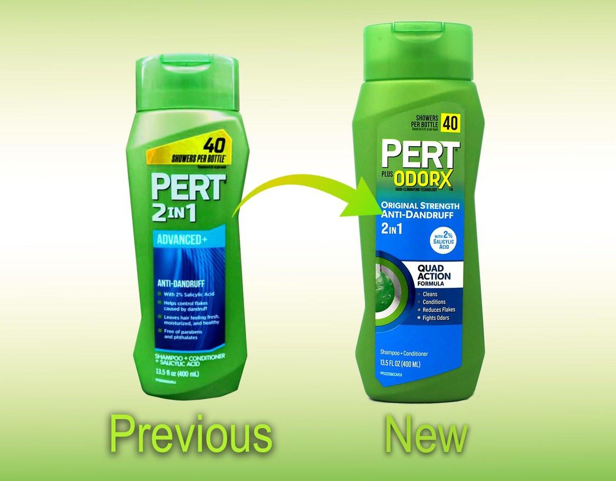 PERT 2-in-1 Shampoo und Conditioner Anti-Schuppen, 13,5 Fl Oz (6er-Pack)